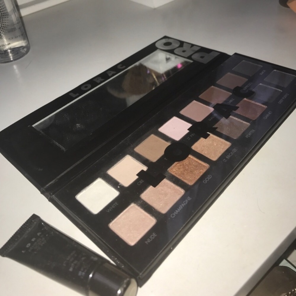 LORAC PRO EYESHADOW PALETTE + Two lipsticks! - Picture 2 of 3