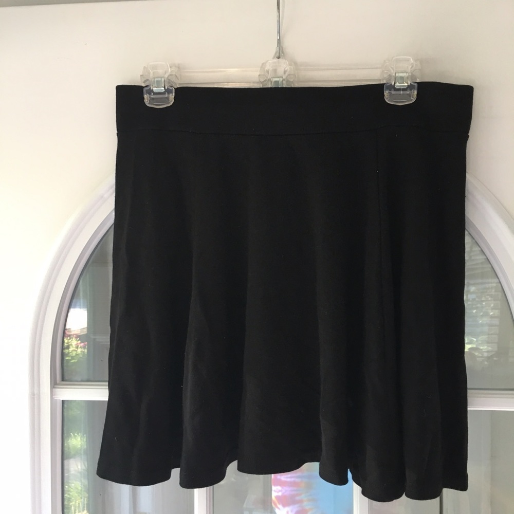 Black cotton skirt