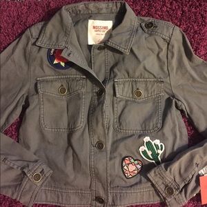 Mossimo Gray Jean Jacket- small