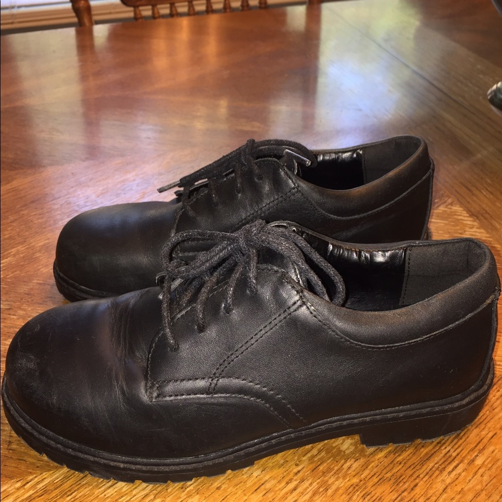 Stride Rite Black Rugged Oxfords - Picture 2 of 8