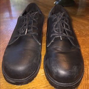 Stride Rite Black Rugged Oxfords