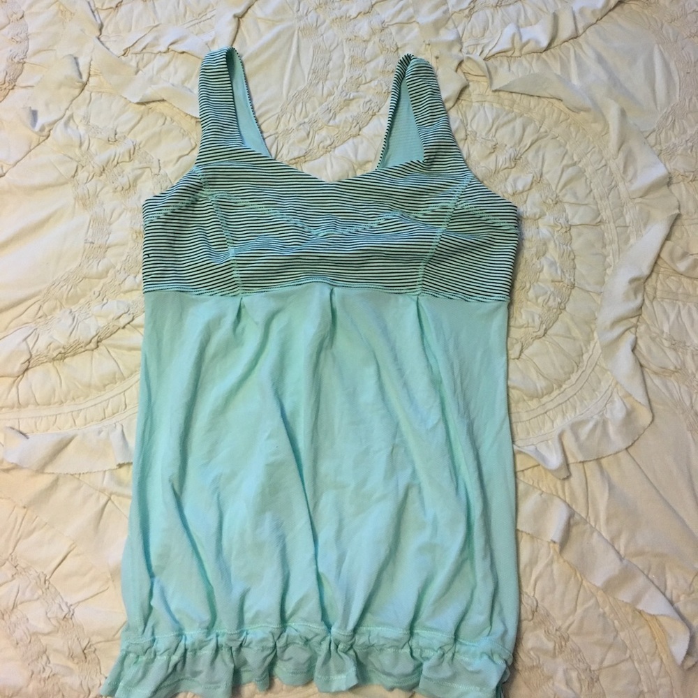 Lululemon Mint Work Out Tank