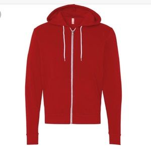 Red hoodie