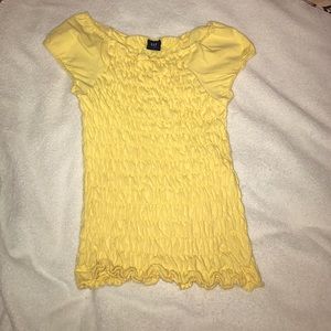GAP light yellow shirt