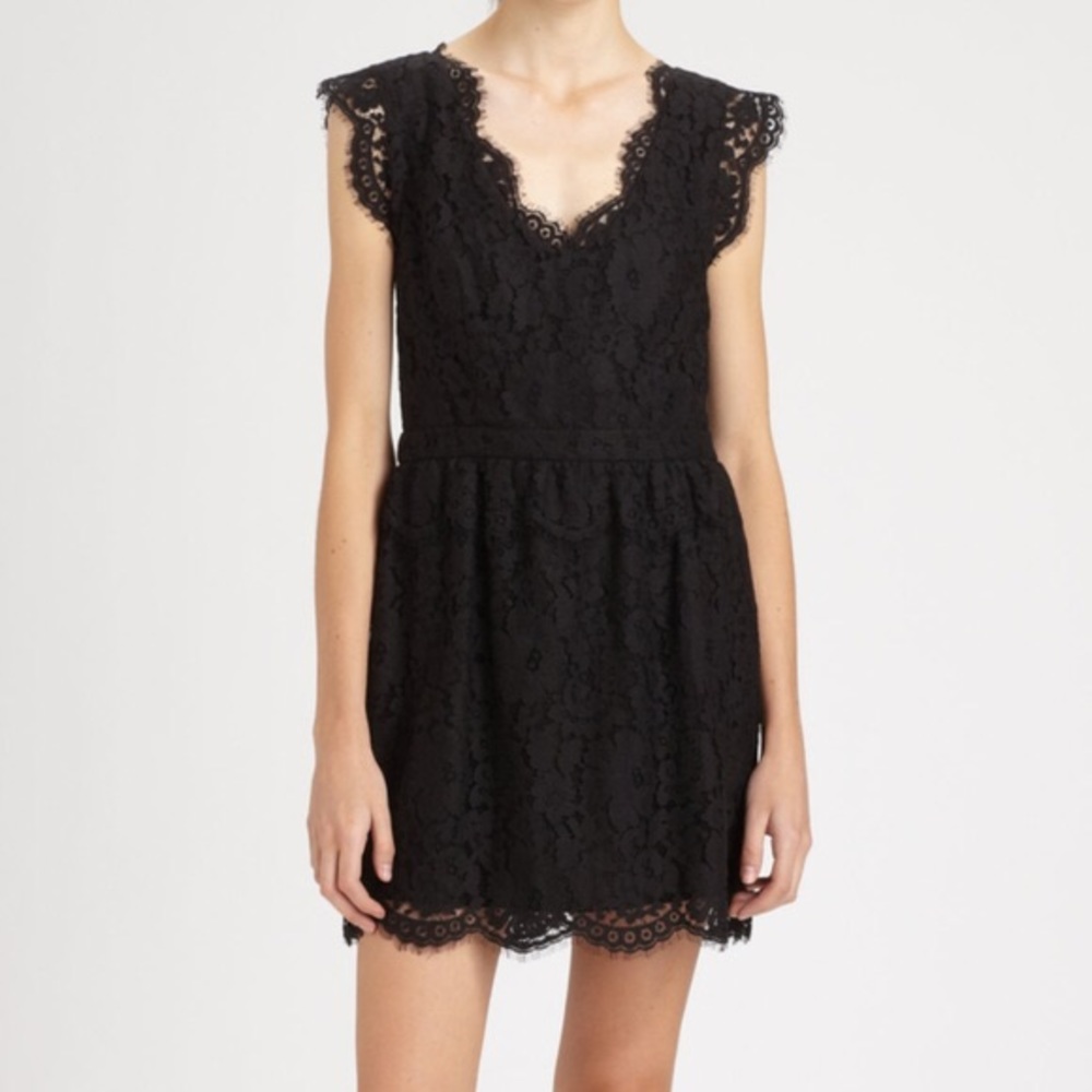 Joie Lace Black Dress