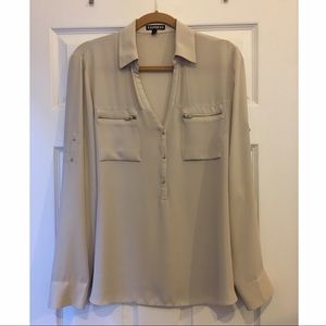 Express Beige Top