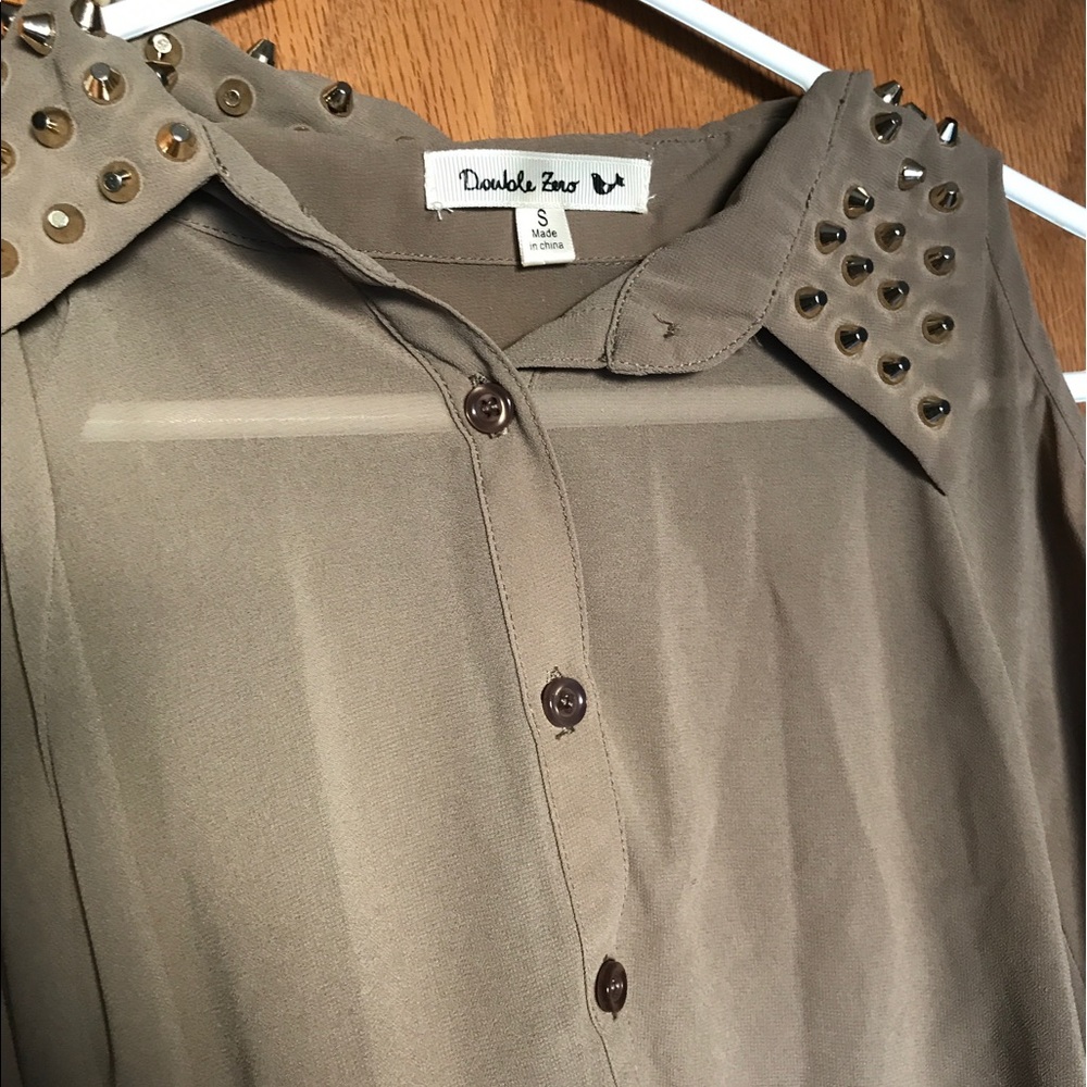 Double zero button up cover up
