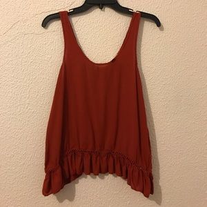 American eagle open back shirt
