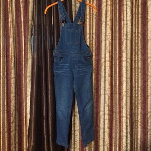 FabKids Overalls Indigo Girls size 10 youth