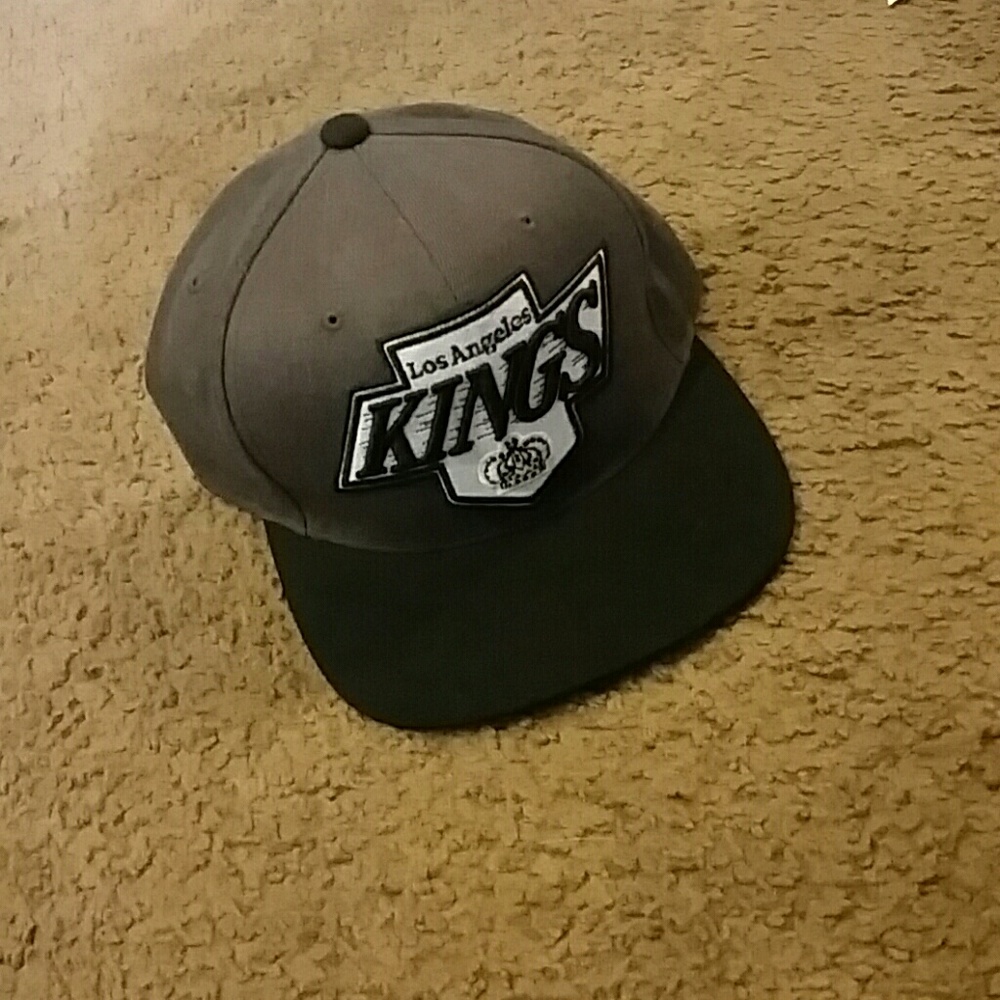 Grey and Black LA Kings Hat