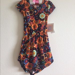 Lularoe Mae dress Girls size 2T Brand New w/tags