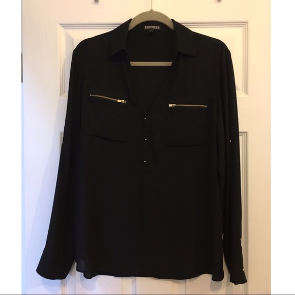 Express Tops - Express Black Top