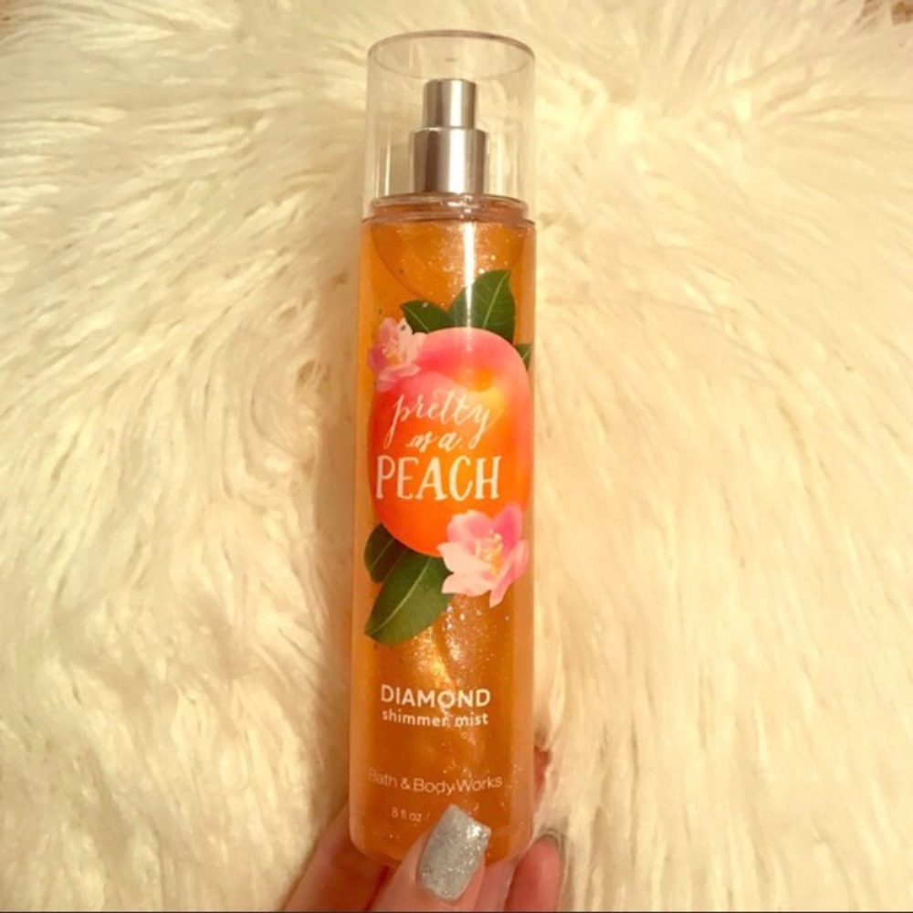 NWT Pretty As A Peach DIAMOND Shimmer Mist BABW ❤️