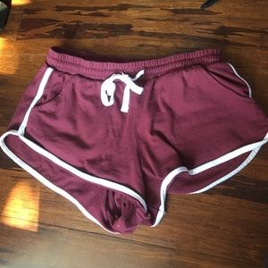Maroon Varsity Shorts