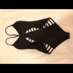 Mara HoffmanSolid Cutout One-Piece Swimsuit