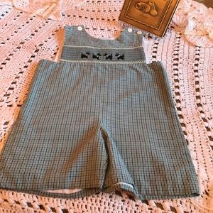 Boys 1pc outfit with smocking