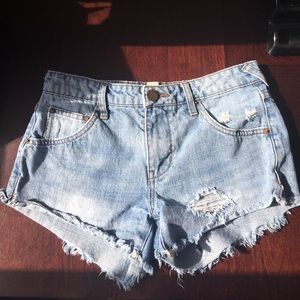 Life in Progress denim shorts