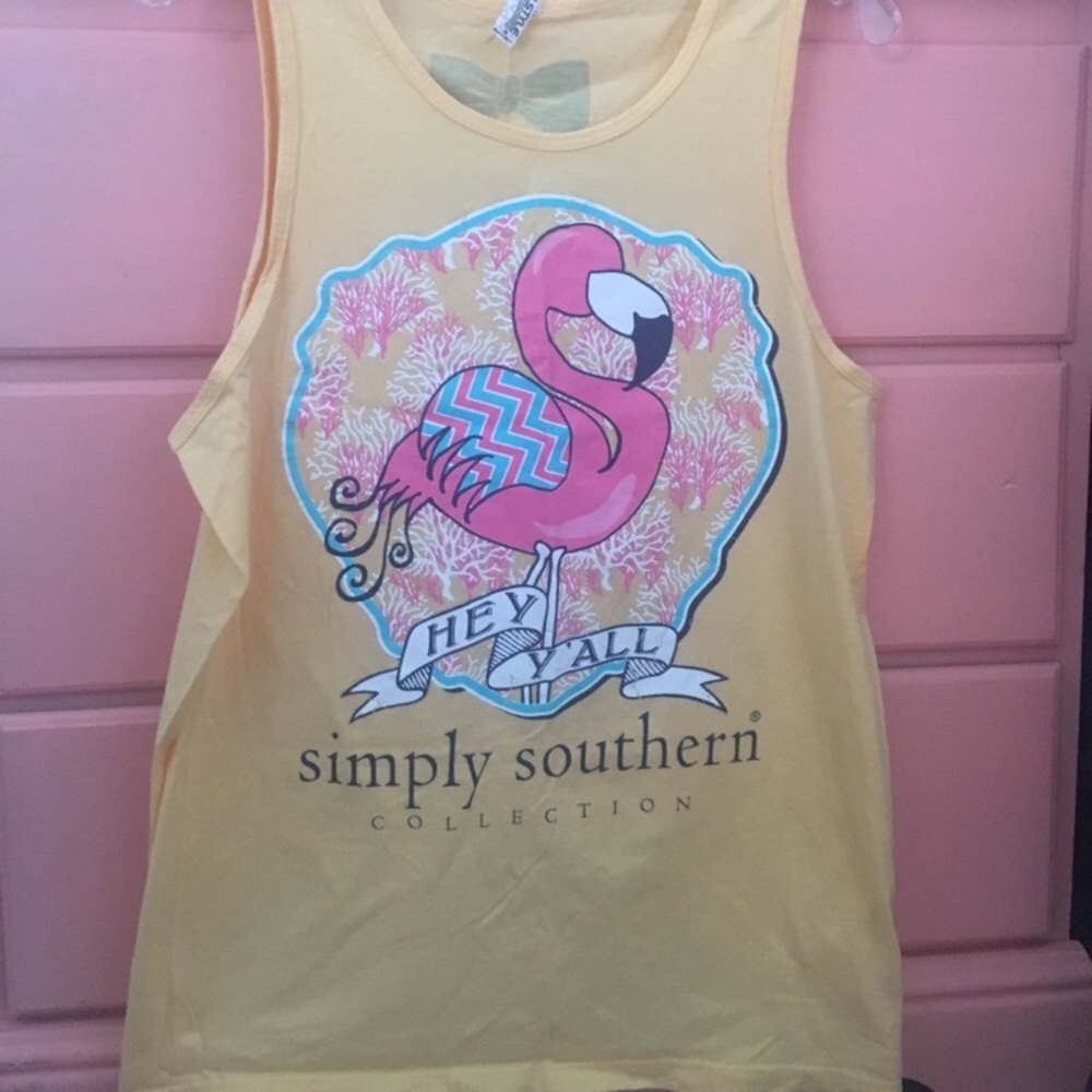 Simply Southern Flamingo Tank