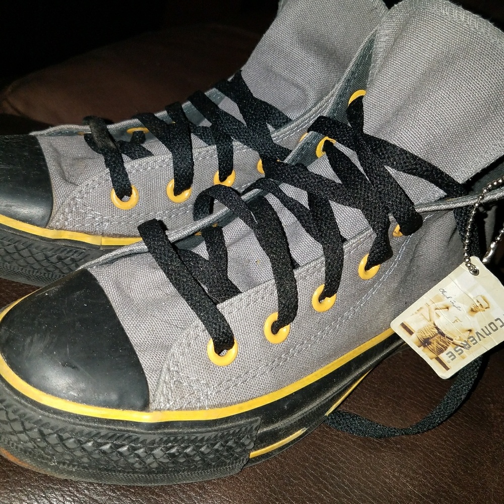 Converse High Top Sneakers - Batman colors