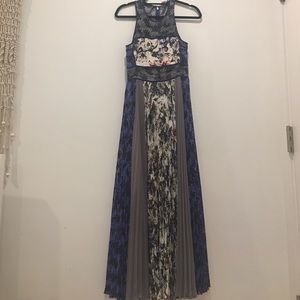Rebecca Taylor Pleated Maxi Dress