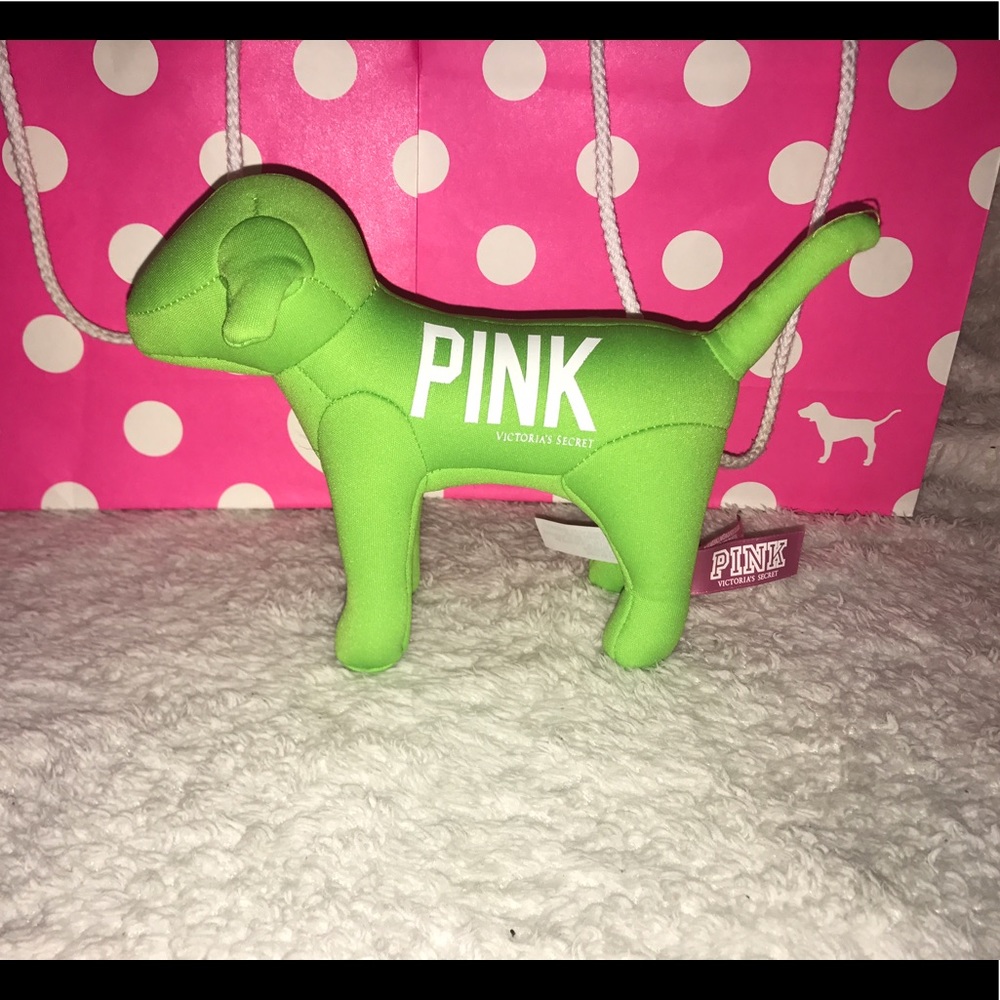 PINK small green dog
