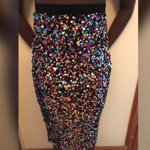 SALE PRICE ✨ Bodycon skirt with sequins
