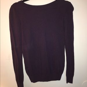 purple long sleeve top