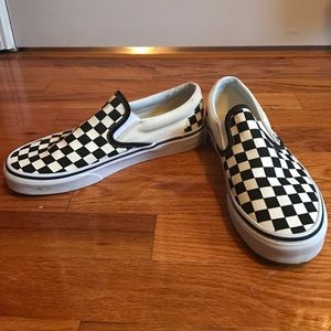 Brand New Checkboard Vans
