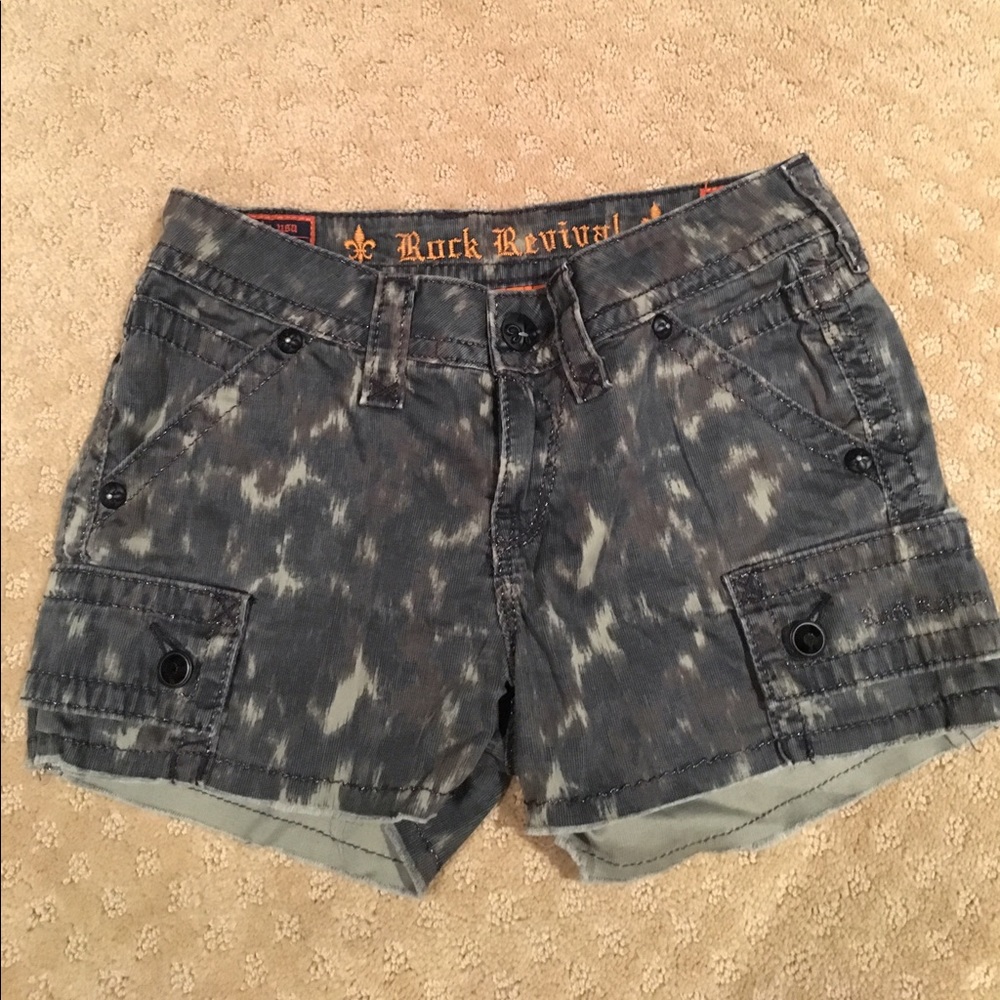 Rock Revival Camo Shorts