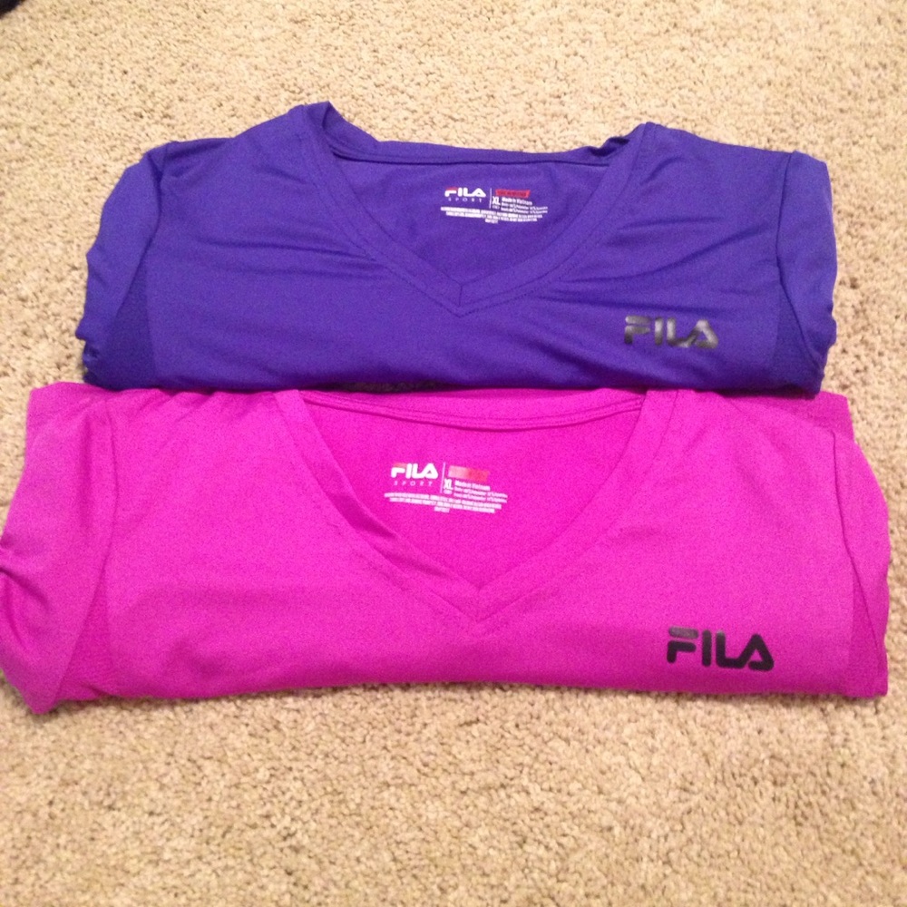 two fila long sleeves!! 1 for $10 or both for $18!