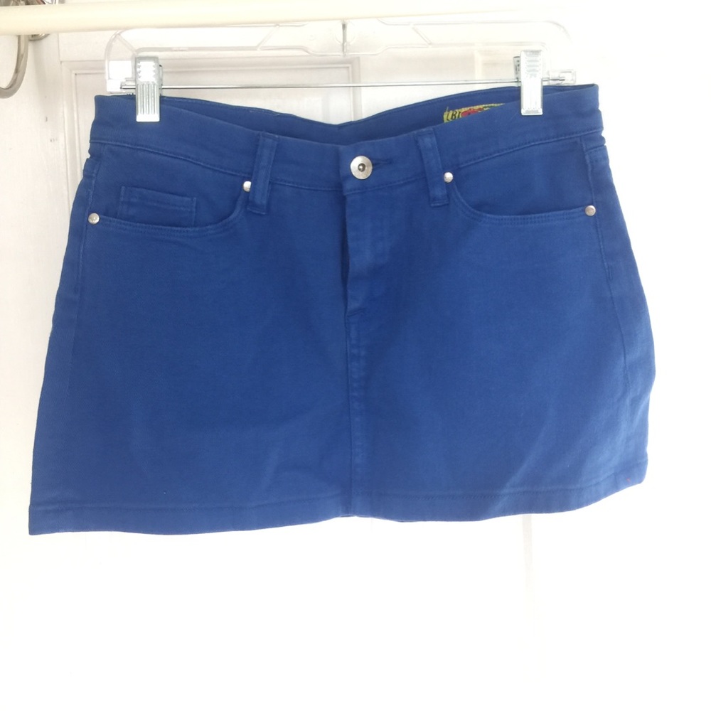 Really cool blue blank denim skirt so 29