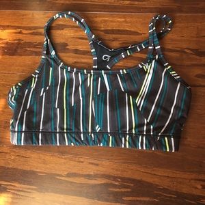 Striped Sports Bra