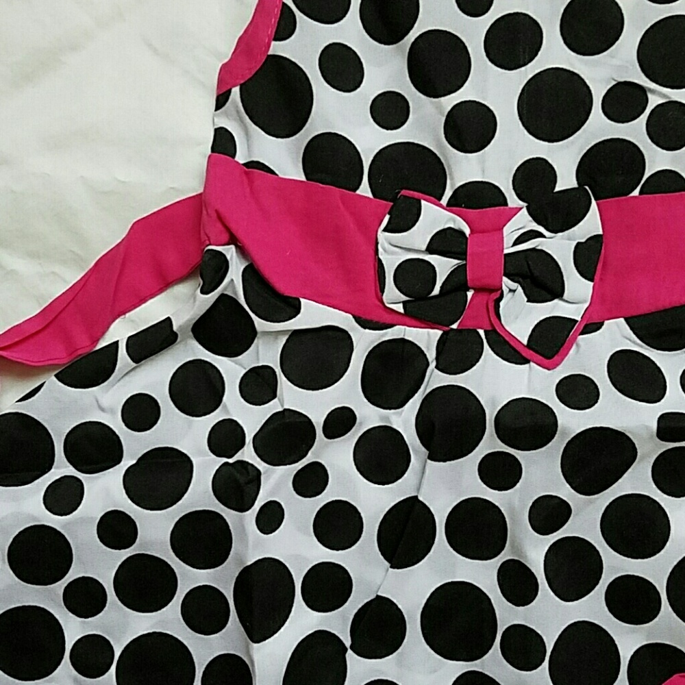 New! Girls Polka Dot Dress NWT - Picture 2 of 3