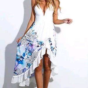 Long maxi beach dress