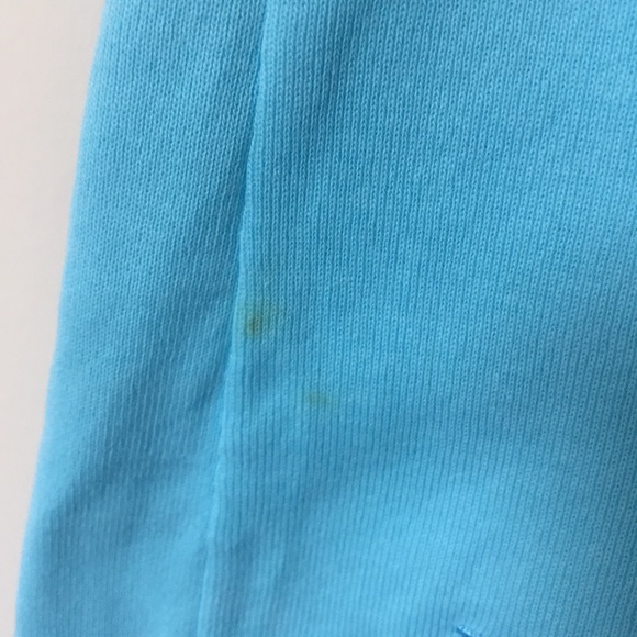 βSOLDβ LILLY PULITZER Blue V Neck Logo Palm Tee - Picture 8 of 8