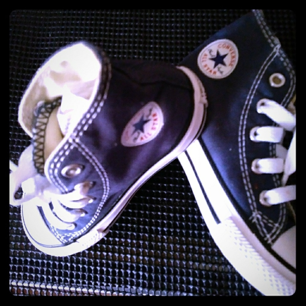 Blue  Converse