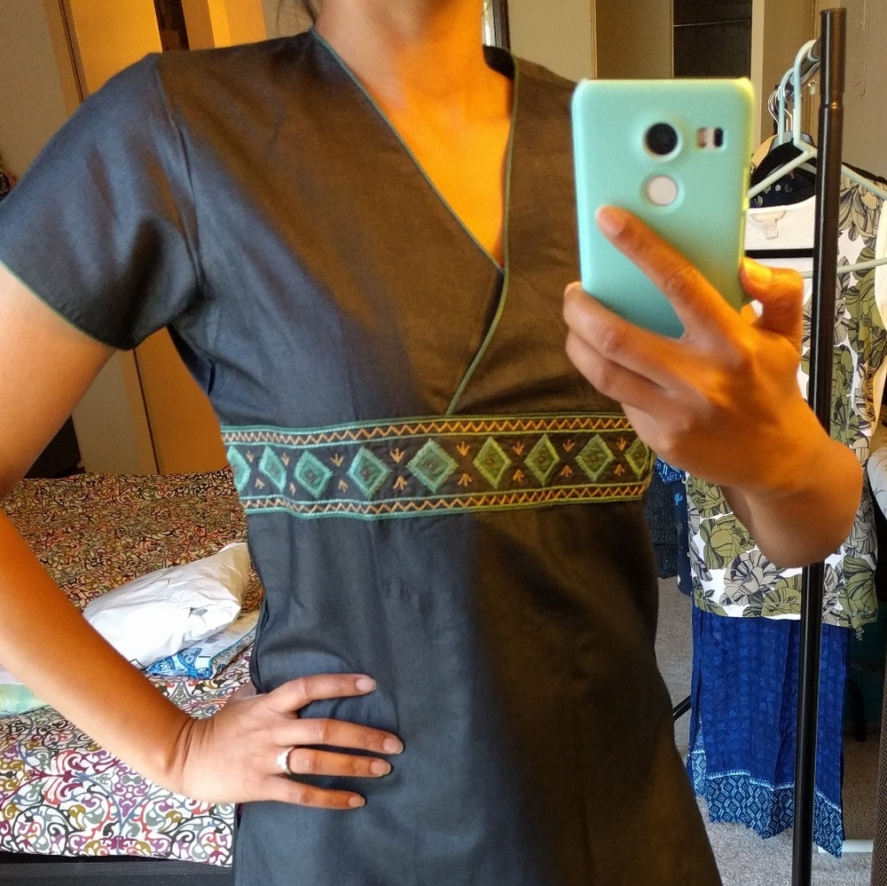 Silk top/kurti from India