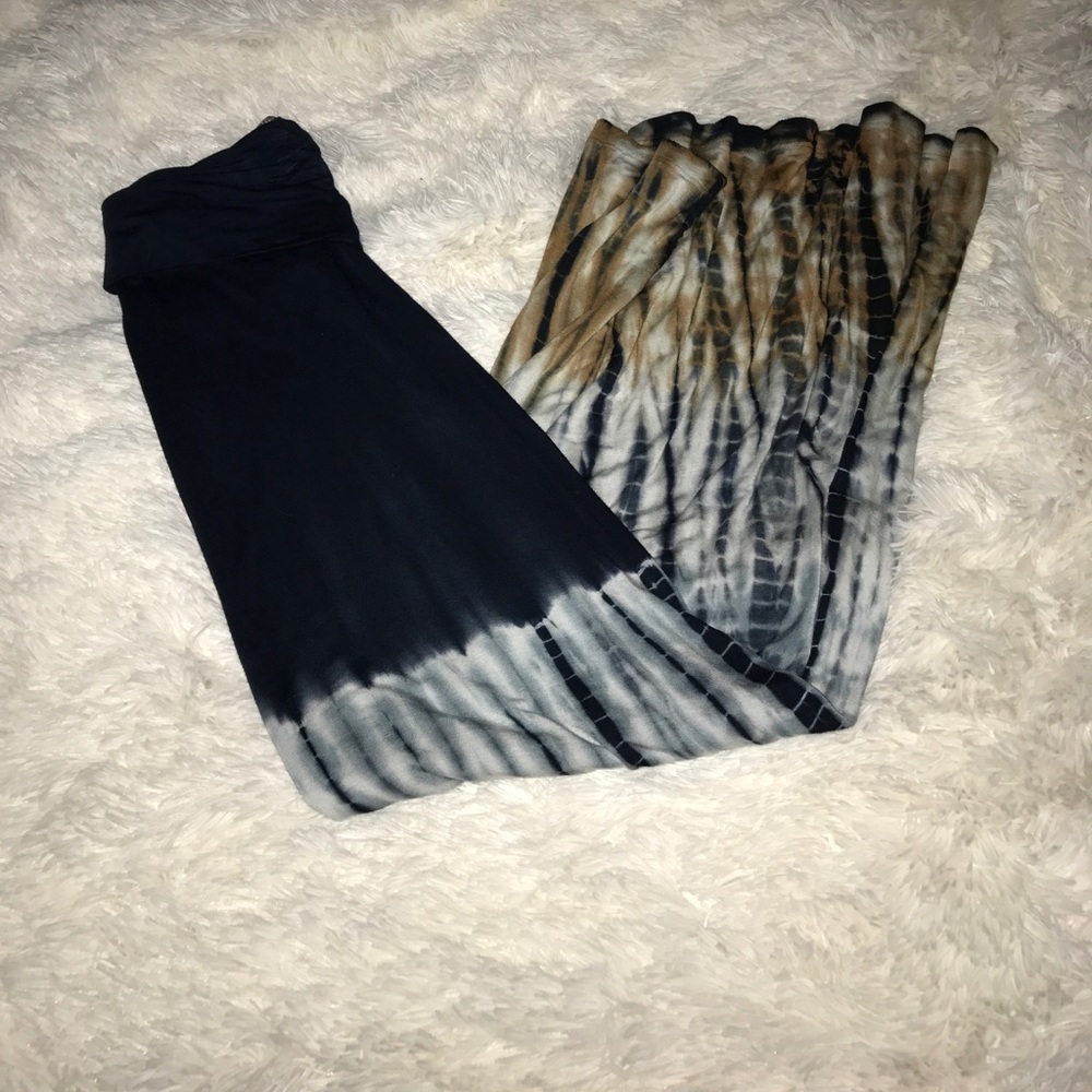 Tie-dye maxi skirt