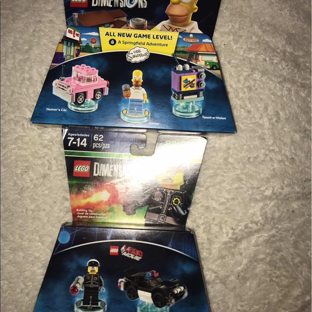 LEGO dimensions- Homer and lego movie