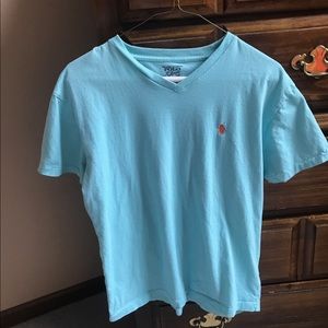 Teal Polo Ralph Lauren Men's V-Neck
