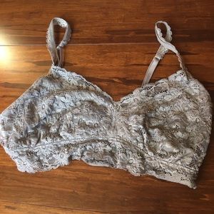 Grey lace Bralette