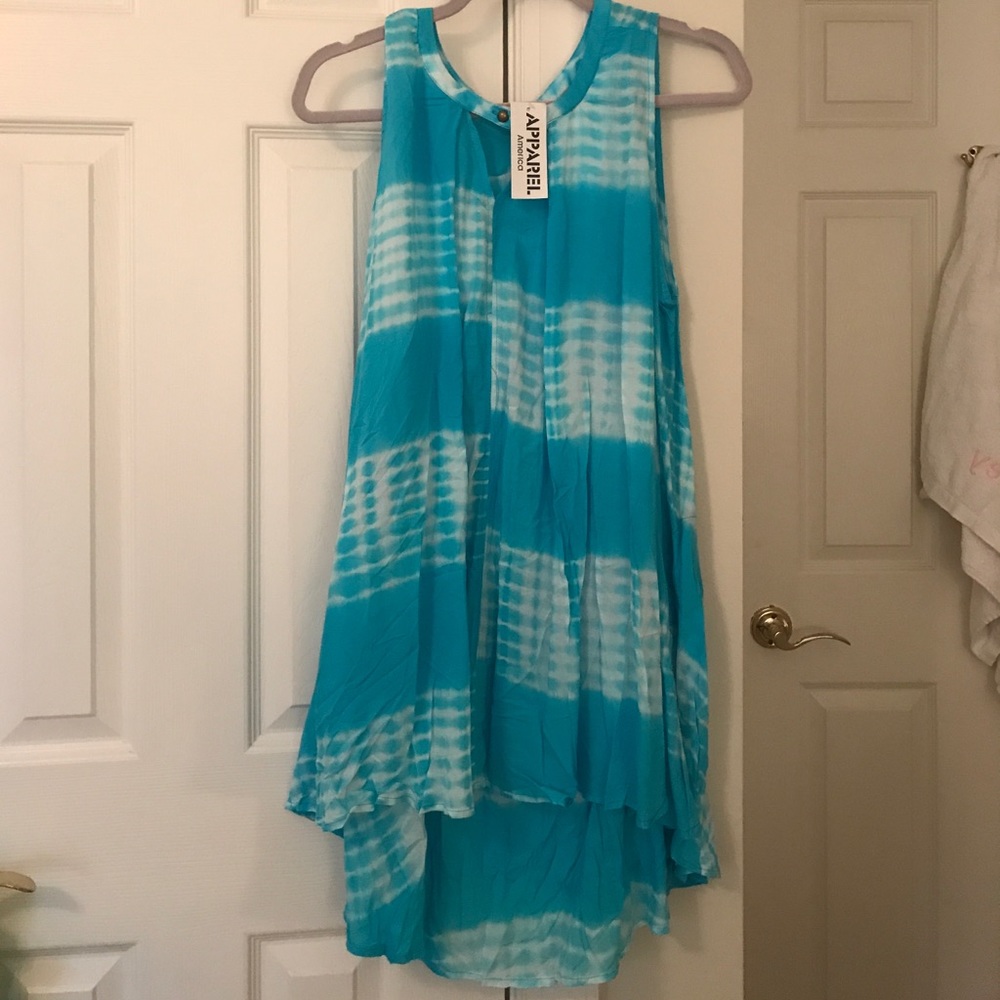 blue ombré dress