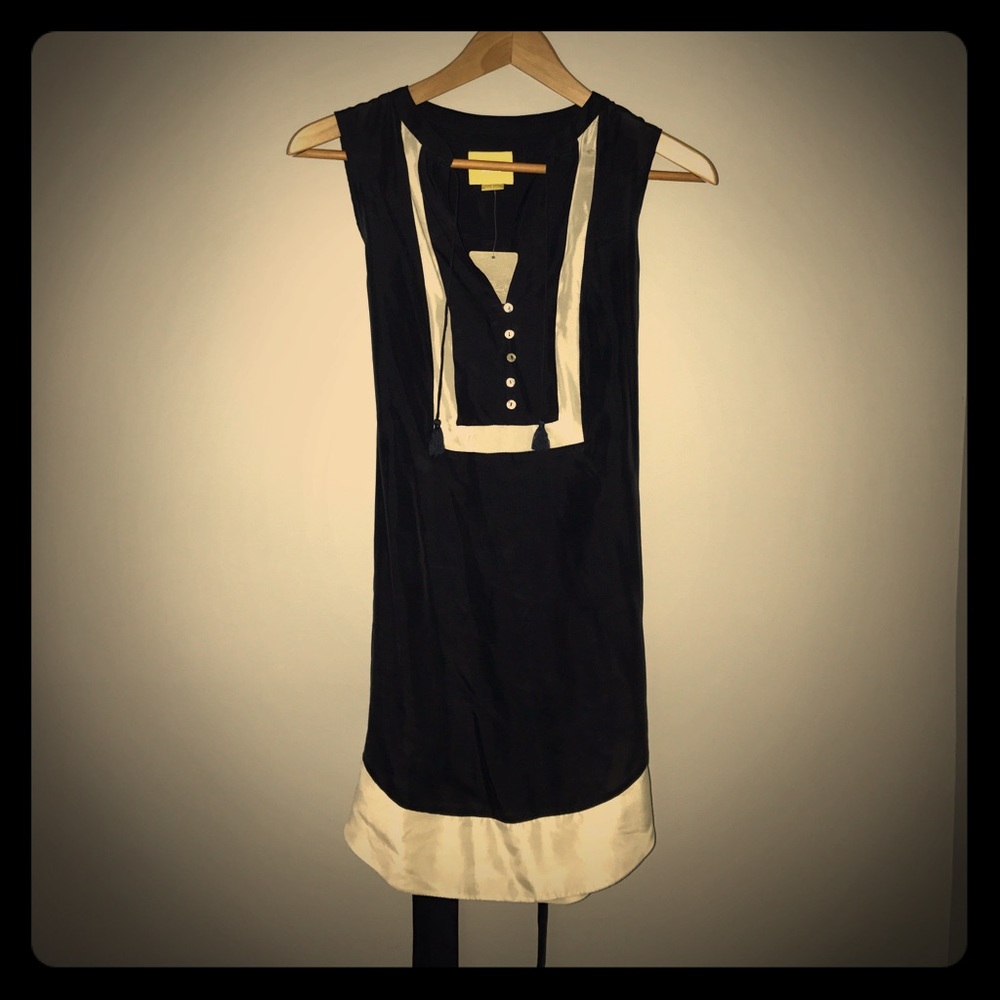 Anthropologie Maeve silk blouse sz0