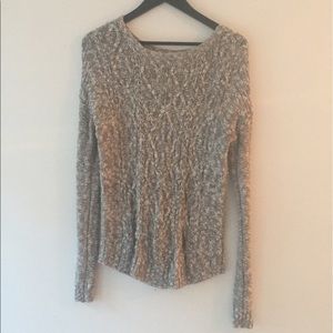 Cable knit sweater
