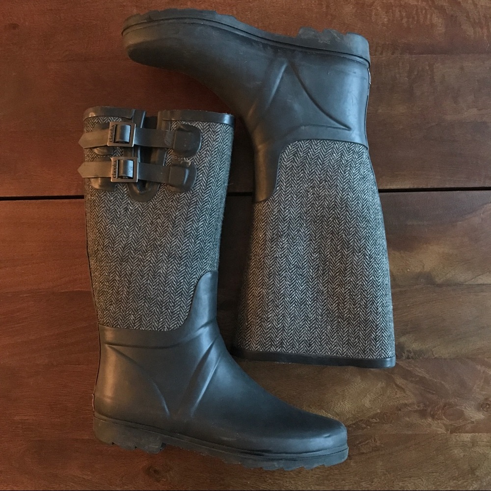 Chooka herringbone rain boots