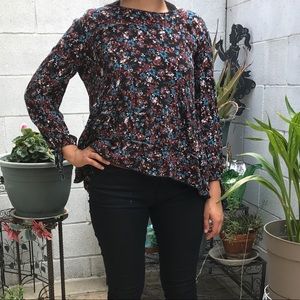 Long Sleeved Floral Top