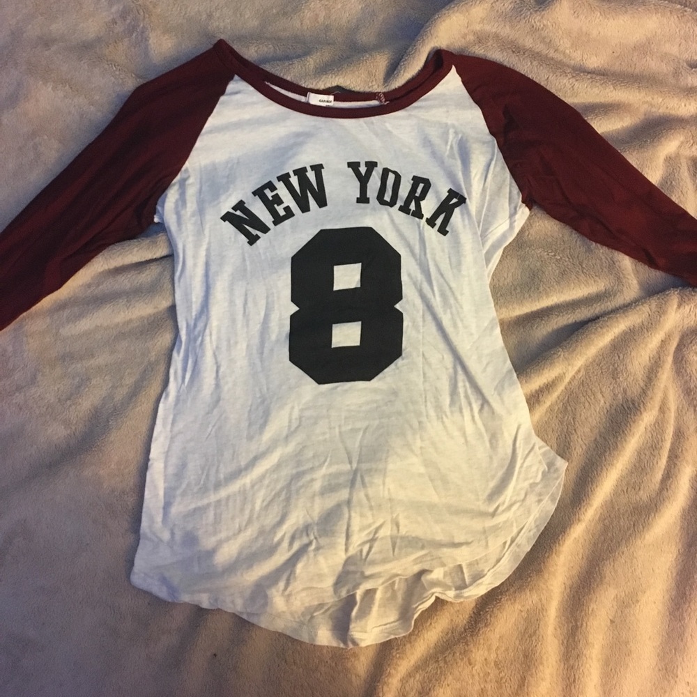 New York baseball tee