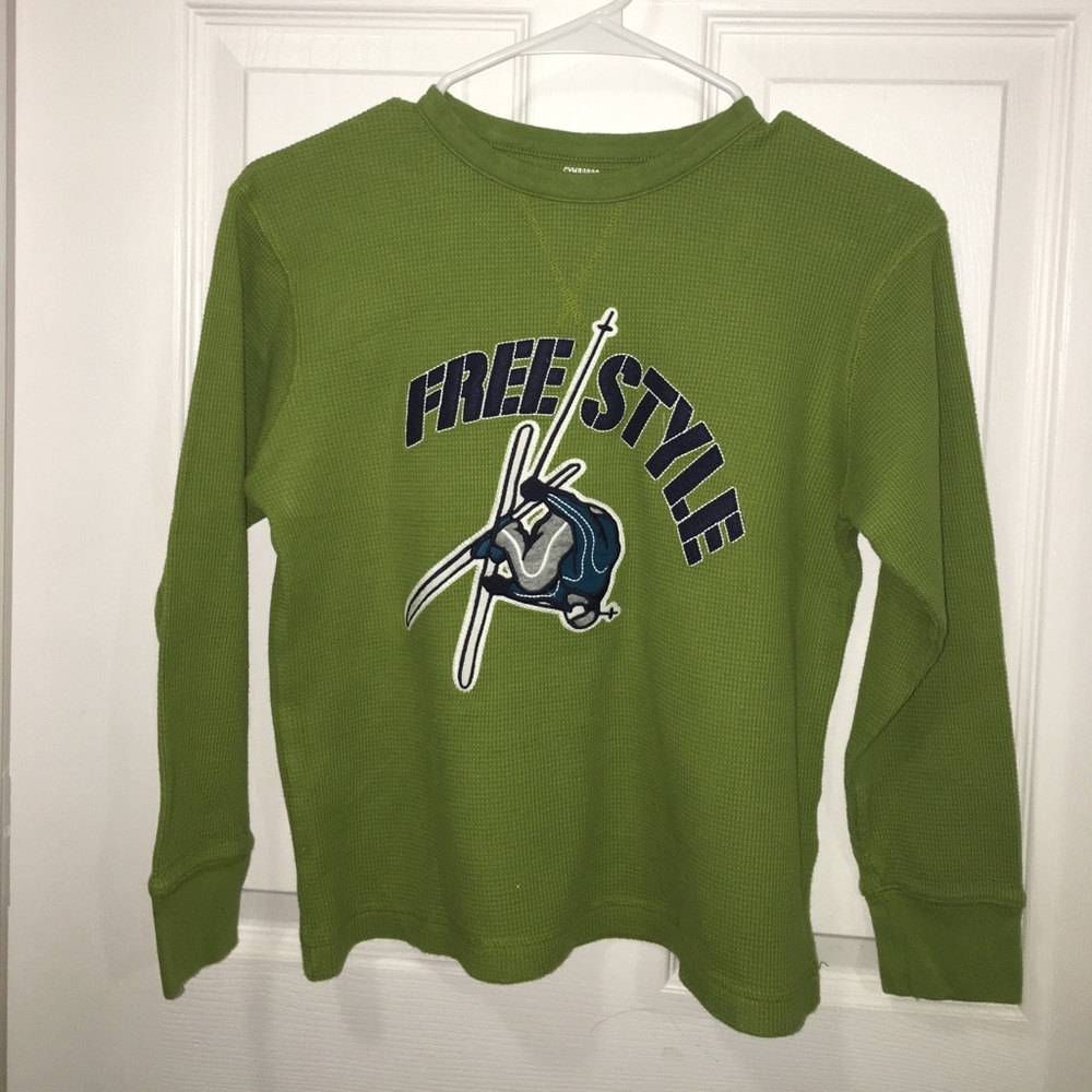 5 for $25 Gymboree long sleeve waffle weave shirt