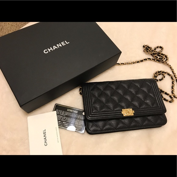 Chanel boy wallet on chain - Picture 2 of 3