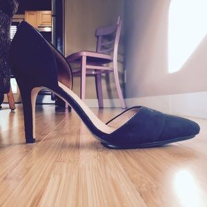 Madewell Black Suede Pump- Size 11